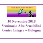 10 Novembre - Seminario di base sull’Alta Sensibilità a Bologna